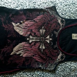 Woman's cross tank